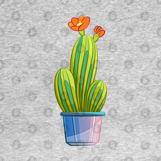 Potted Cactus by koolteas